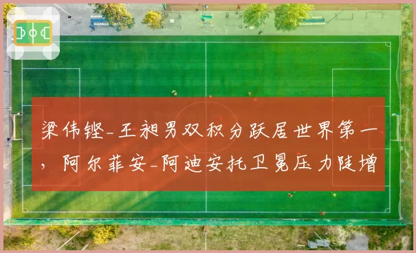 梁伟铿_王昶男双积分跃居世界第一，阿尔菲安_阿迪安托卫冕压力陡增